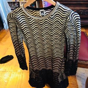 Missoni dress gold and black. Elegant. Small size